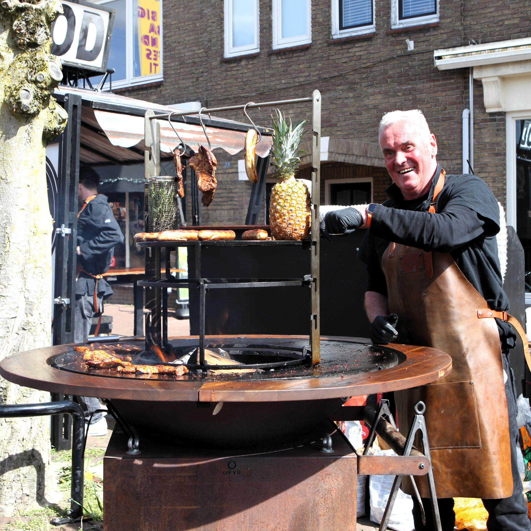 Foodtrucks tijdens het BigBandFestival Twente