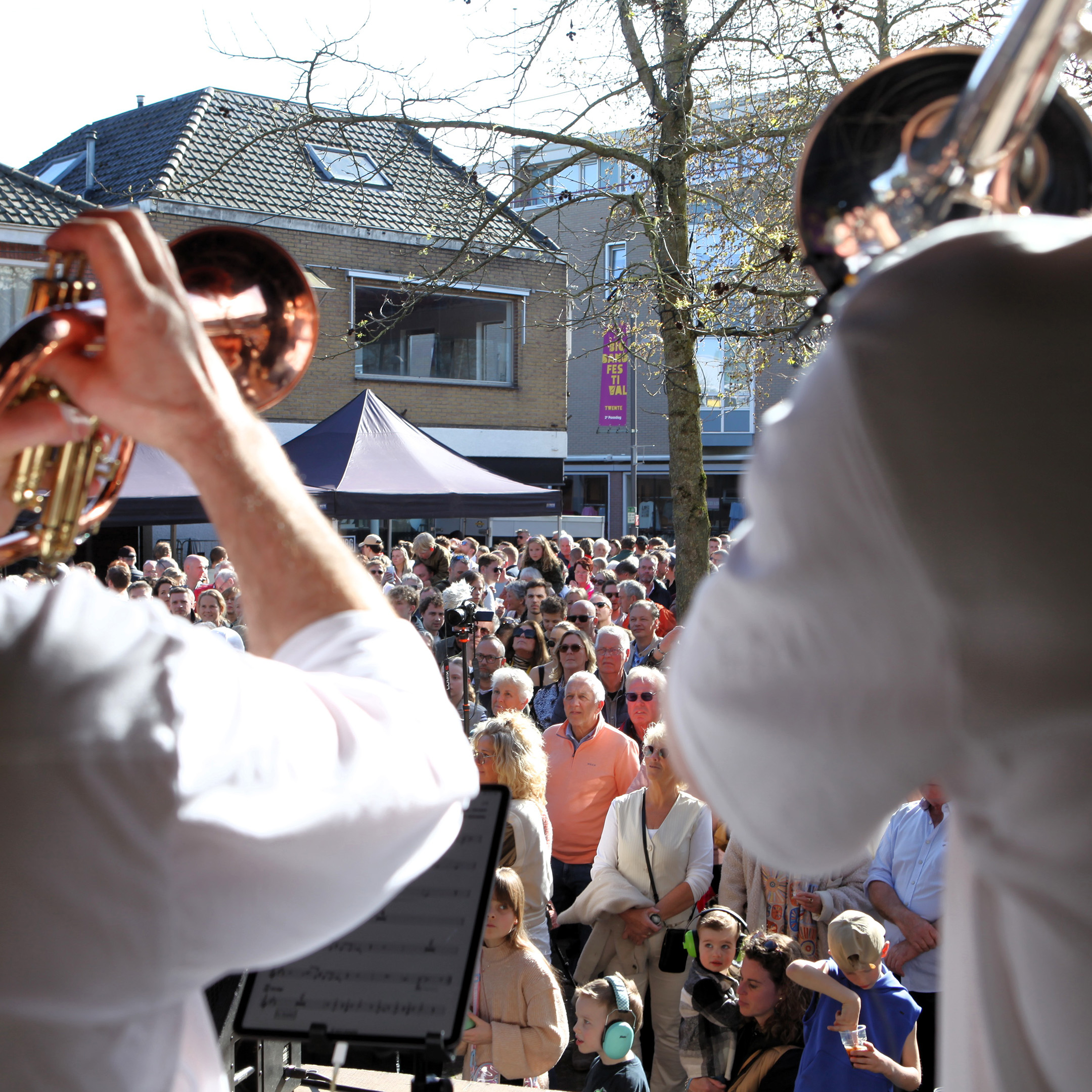 Zon tijdens het BigBandFestivalTwente 2026